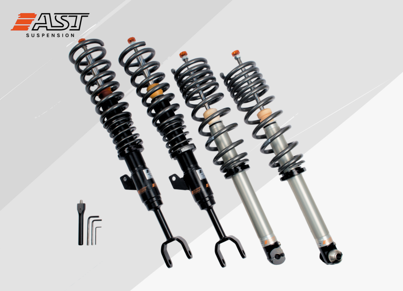 AST 5100 Series 1-Way Coilovers BMW 5-Series F10 w/ Non Inverted - F&R Top Mounts Not Included - ACS-B2106SD