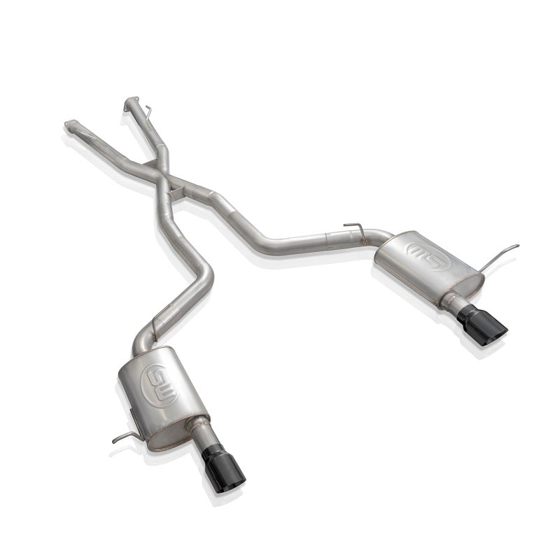 Stainless Works 11-20 Dodge Durango 5.7L 3in Redline Catback w/4in Black Tips - DUR11CBR-B