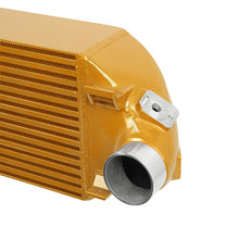 Load image into Gallery viewer, Mishimoto 2013+ Ford Focus ST Gold Intercooler w/ Polished Pipes - MMINT-FOST-13KPGD