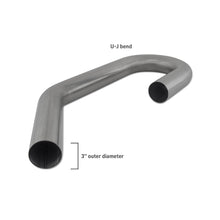 Load image into Gallery viewer, Mishimoto Universal 304SS Exhaust Tubing 3in. OD - U-J Bend