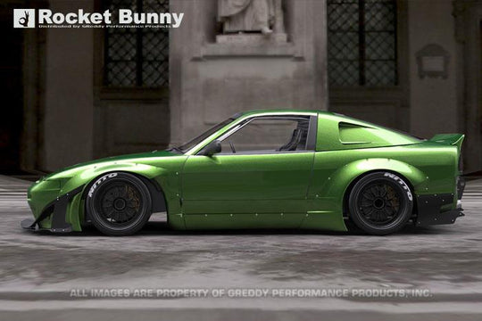 GReddy RPS13 V2 Rocket Bunny Aero Side Skirts Only - 17020385