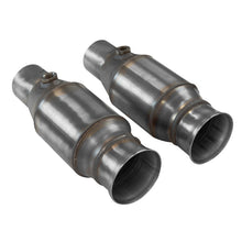 Load image into Gallery viewer, Kooks 10-15 Chevy Camaro SS/ZL1/1LE 3in x 2 1/2in Conn Off Road Pipes w/ Cats w/ Torca Connections - 22503201