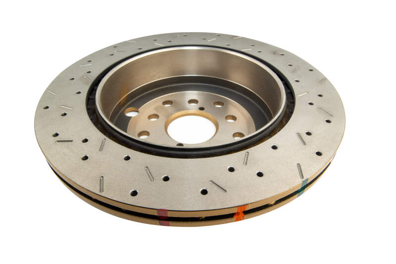 DBA 08-10 STi/2017 BRZ w/Perf. Pkg. Dual-Drilled Rear Drilled & Slotted 4000 Series Rotor - DBA42656XS-10