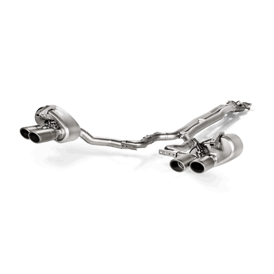 Akrapovic 17-18 Porsche Panamera Turbo Evolution Line Cat Back (Titanium) (Tips Not Incl.) - S-PO/TI/9H