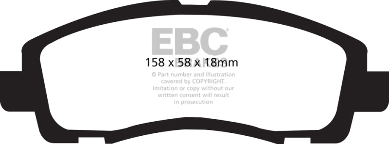 EBC 09-14 Acura TL 3.5 Greenstuff Front Brake Pads - DP21753