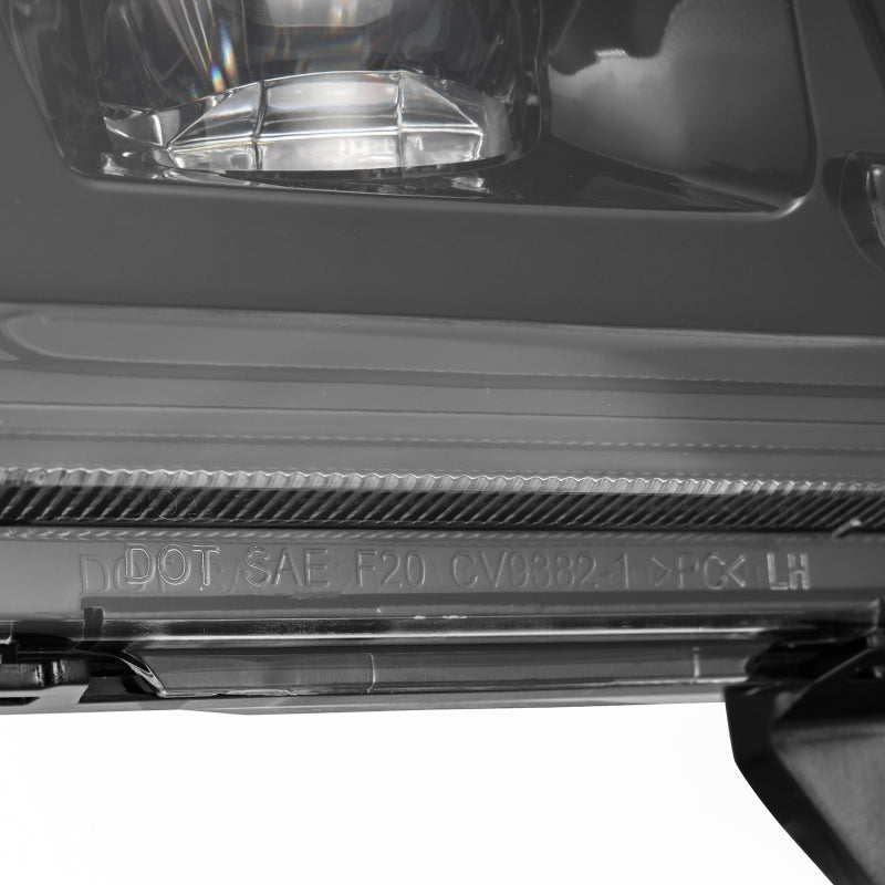 AlphaRex 19-23 Chevrolet Silverado 2500/3500HD DoubleTap Dual Color LED Projector Fog Lights - 210017