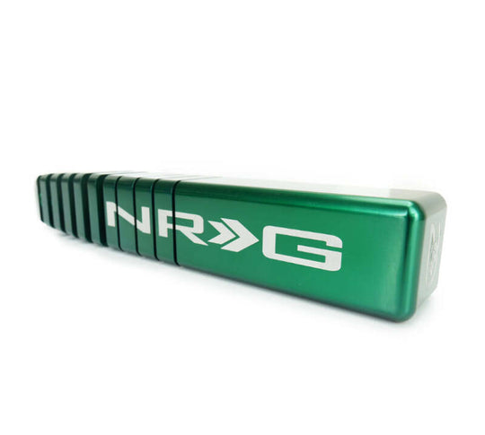 NRG Shift Knob - 20 Year Anniversary Weighted Square Heat Sink Tall - Green - SK-480SQ-GNTY