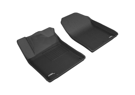3D MAXpider 2018-2020 Hyundai Elantra GT Kagu 1st Row Floormat - Black - L1HY08111509