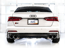 Load image into Gallery viewer, AWE Tuning 19-23 Audi C8 S6/S7 2.9T V6 AWD Touring Edition Exhaust - Chrome Silver Tips - 3015-42103