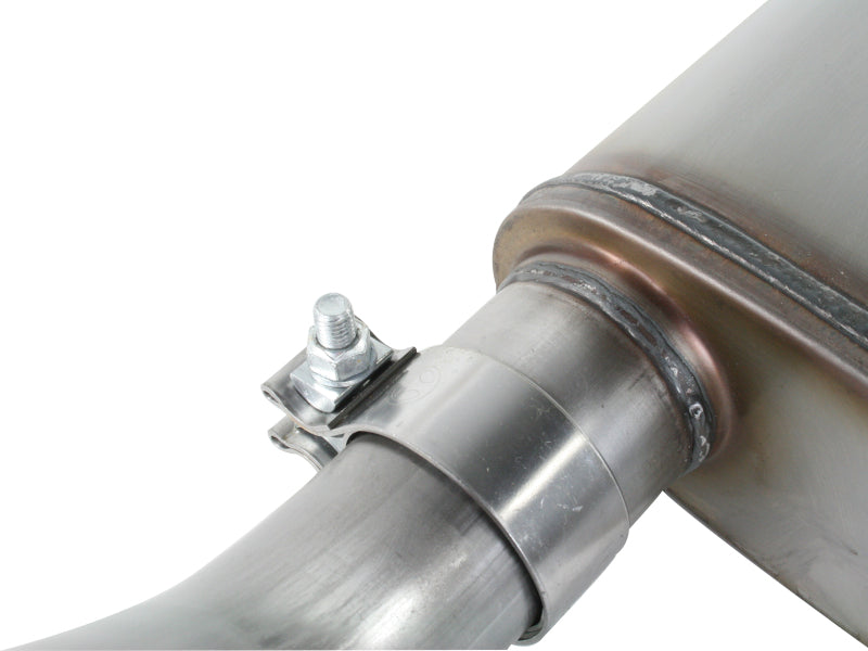 aFe MACHForce XP Exhausts Cat-Back SS-409 EXH Jeep Wrangler TJ 97-06 I6-4.0L HT - 2.5 In. - 49-46223