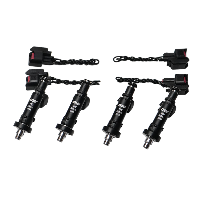 DeatschWerks 91-01 Acura Integra / 92-00 Honda Civic OBD I and II B/D/H Series 550cc Injectors - 18U-04-0550-4