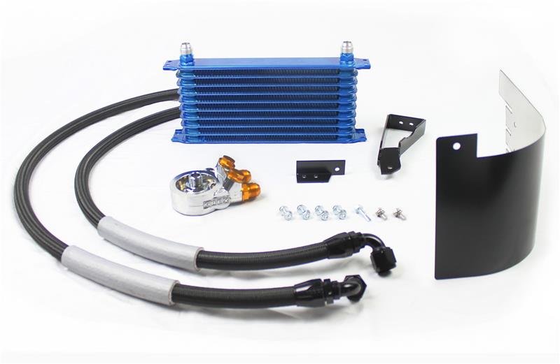 GReddy 2017-2019 Honda Civic Type-R NS1010G 10 Row Oil Cooler Kit - 12058002