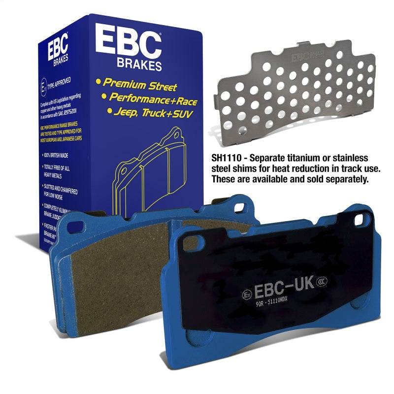 EBC 99-03 Aston Martin DB7 5.9 Bluestuff Front Brake Pads - DP51110NDX