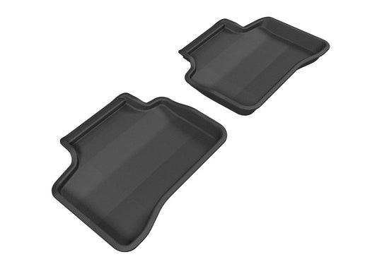3D MAXpider 20092015 Mercedes-Benz GLK-Class X204 Kagu 2nd Row Floormats - Black - L1MB05121509
