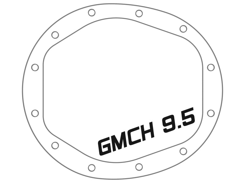 aFe Pro Series GMCH 9.5 Rear Diff Cover Black w/ Machined Fins 19-20 GM Silverado/Sierra 1500 - 46-71140B