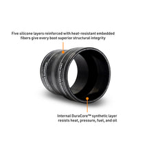 Load image into Gallery viewer, Mishimoto Duracore 3.5in to 4in Transition Coupler - MMDCC-3540BK