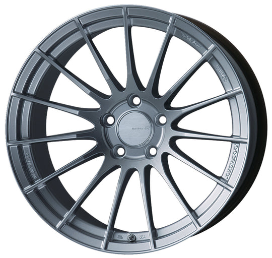 Enkei RS05-RR 18x9.5 22mm ET 5x114.3 75 Bore Sparkle Silver Wheel Evo 8/9 350z Spcl Order/No Cancel - 484-895-6522SP