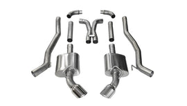 Corsa 2011-2015 Chevrolet Camaro SS 6.2L V8 Manual Polished Xtreme 3in Cat-Back - 14968