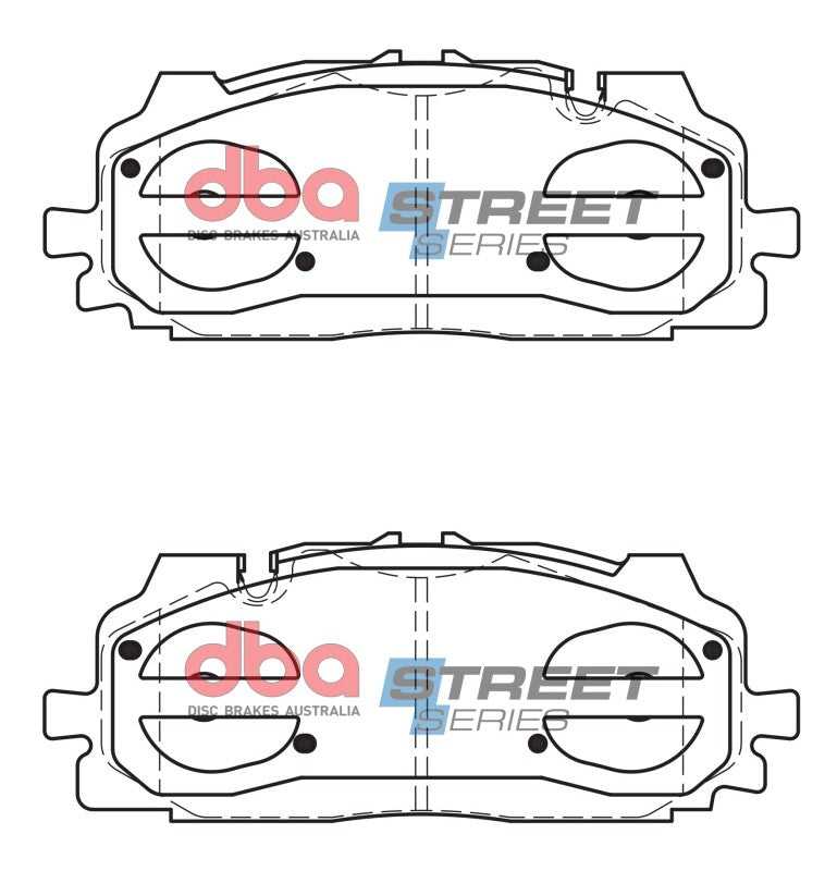 DBA 17-19 Audi S4 Street Series Front Brake Pads - DB15030SS