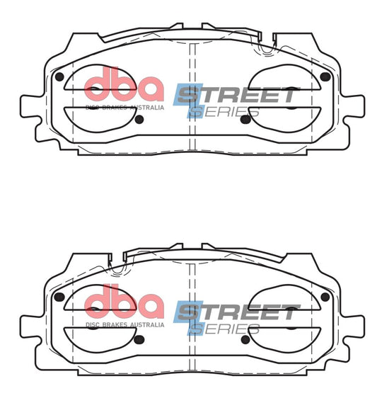 DBA 17-19 Audi S4 Street Series Front Brake Pads - DB15030SS