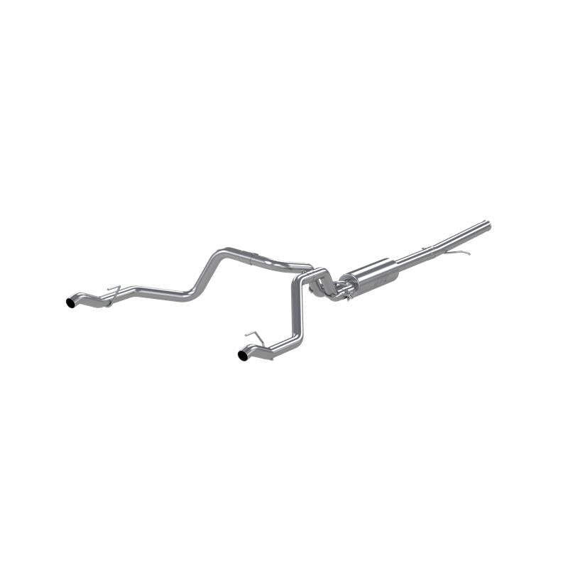 MBRP 2019 Chevrolet Silverado 1500 4.3L/5.3L 2.5in Cat Back Dual Rear Exit - Aluminized - S5085AL