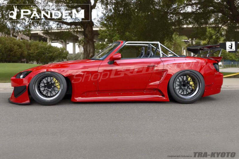 GReddy 00-09 Honda S2000 Pandem Rocket Bunny Side Skirts - 17050214
