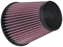 Load image into Gallery viewer, K&amp;N Filter Universal Rubber Filter 3 1/2 inch 10 Degree Flange 5 3/4 inch OD 6 inch Height - RU-1035