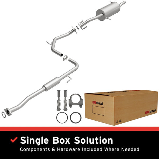 BRExhaust 95-98 Mazda Protege 1.5L Exhaust Kit - 106-0570