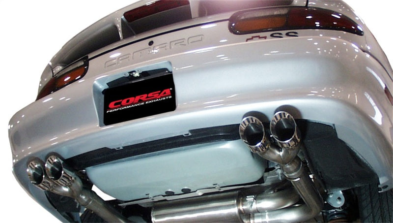 Corsa 1998-2002 Chevrolet Camaro Convertible Z28 5.7L V8 LS1 Polished Sport Cat-Back Exhaust - 14143