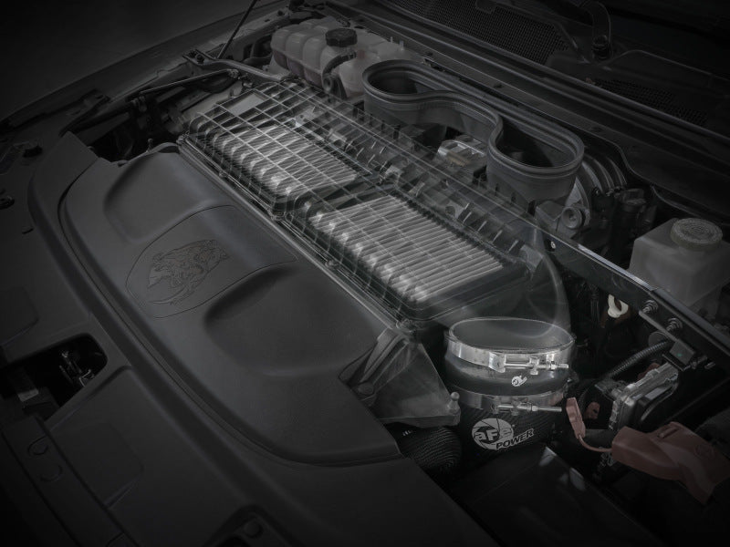 aFe Super Stock Carbon Fiber Pro Dry S Induction System 2021 RAM 1500 TRX V8-6.2L SC - 55-10014DC