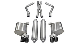 Corsa 11-14 Dodge Charger R/T 5.7L V8 Black Sport Cat-Back Exhaust - 14525BLK