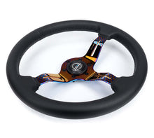 Load image into Gallery viewer, NRG Light Weight Gaming Steering Wheel - Splitz NeoChrome Silver Spokes Perforated Leather - ST-010MC-PR