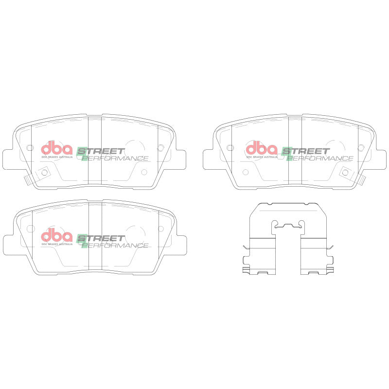 DBA 10-16 Hyundai Genesis Coupe 2.0L/3.8L Rear SP Performance Brake Pads - DB2178SP