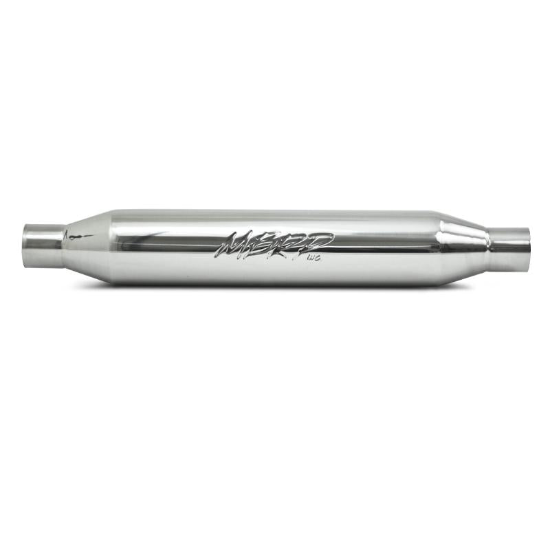 MBRP Universal Resonator 2.25in Inlet /Outlet 22in Body 26in Overall T304 - R1015