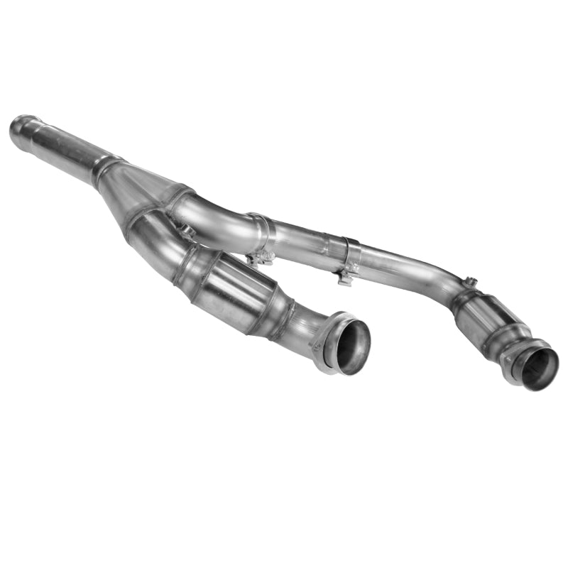 Kooks 14+ GM 1500 Series Truck 5.3L 3in x OEM Out GREEN Cat SS Y Pipe Kooks HDR Req - 28603300