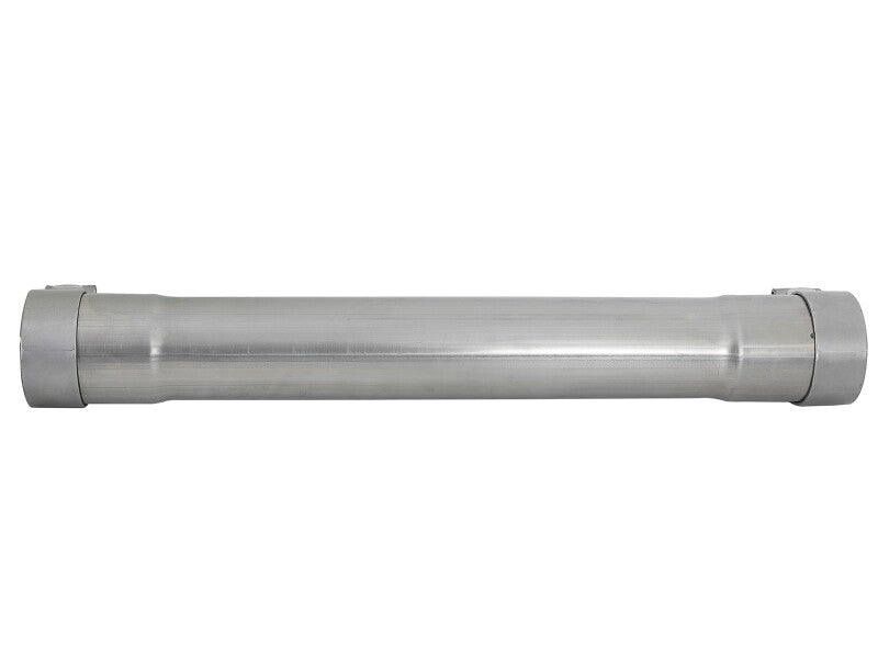 aFe MACH Force-Xp Resonator Delete Pipe 3 IN Inlet/Outlet x 3 IN Dia. x 19 IN Overall L w/ Clamps - 49M10010
