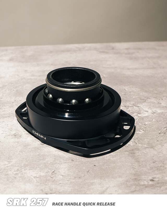 NRG Quick Release Gen 2.0 - Black SFI Body / Black Cutout Ring - SRK-257-1BK