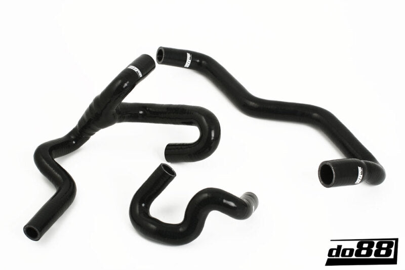 do88 SAAB 9-5 98-10 Heater Hoses for Cars w/Water Valve Black - DO88-KIT121S
