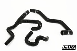 do88 SAAB 9-5 98-10 Heater Hoses for Cars w/Water Valve Black - DO88-KIT121S