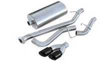 Load image into Gallery viewer, Corsa 1999-2006 GMC Sierra 4.8L V8 3in Cat-Back Single Side w Twin 4in Black Pro-Series Tips - 14260BLK