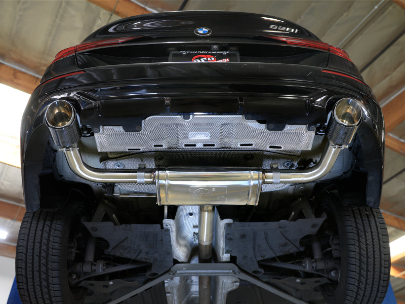 aFe MACHForce XP Exhausts Axle-Back 21-24 BMW 228i 2.0T (SS w/ Carbon Tips) - 49-36355-C