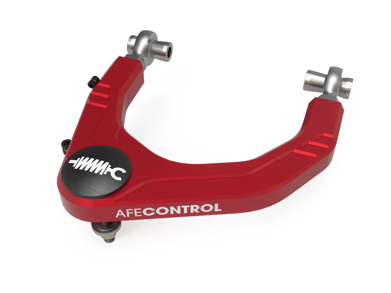 aFe Control 05-23 Toyota Tacoma Upper Control Arms - Red Anodized Billet Aluminum - 460-72T005-R