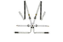 Load image into Gallery viewer, OMP Safety Harness One-D 2In Pull Down - Black/White (Fia 8853-2016) - DA0-0102-A01-076