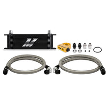 Load image into Gallery viewer, Mishimoto Universal Thermostatic Oil Cooler Kit 13-Row Black - MMOC-U13TBK