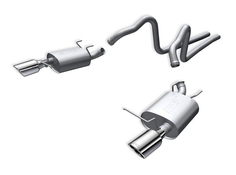 Borla 2011 Ford Mustang 3.7L 6cyl 6spd RWD SS S-Type Catback Exhaust - 140375
