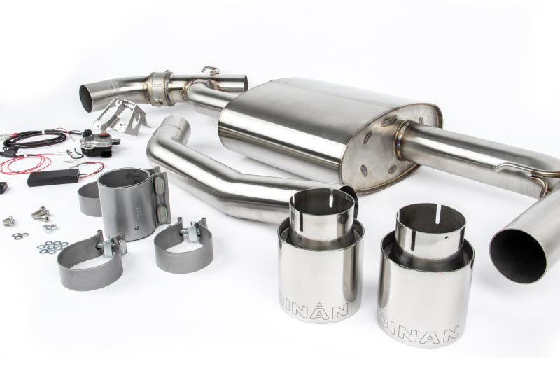 Dinan 17-24 Mini Cooper Clubman/Countryman S (F54/F60) Valved Axleback Exhaust - Polished Tips - D660-0083