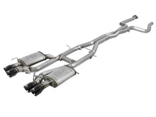 Load image into Gallery viewer, aFe MACHForce XP 3in 304SS Cat Back Exhaust s/ Black Tips 16-17 Cadillac ATS-V V6-3.6L (tt) - 49-34078-B