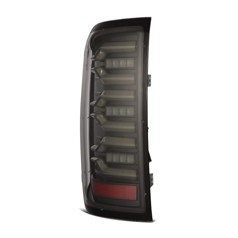 AlphaRex 14-18 Chevy Silverado 1500 Luxx-Series LED Tail Lights Alpha-Black w/Activ Light/Seq Signal - 620040