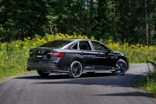 Load image into Gallery viewer, MBRP 2022 VW Jetta GLI 2.0 TSI 3in Cat Back T304 SS 2.5in Dual Split Rear w/ Carbon Fiber Tips - S46153CF
