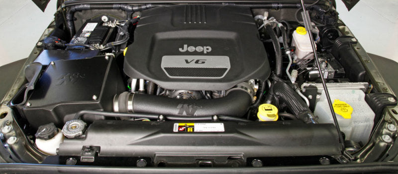 K&N 12-18 Jeep Wrangler 3.6L V6 Performance Intake Kit w/ Snorkel - 57-1573